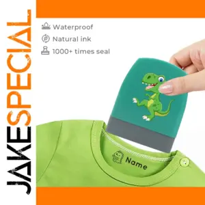 Dinosaur Name Stamp for Clothing