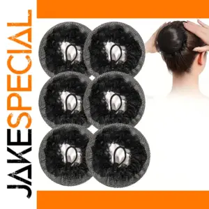 Elegant Black Handcrafted Hair Net for Women