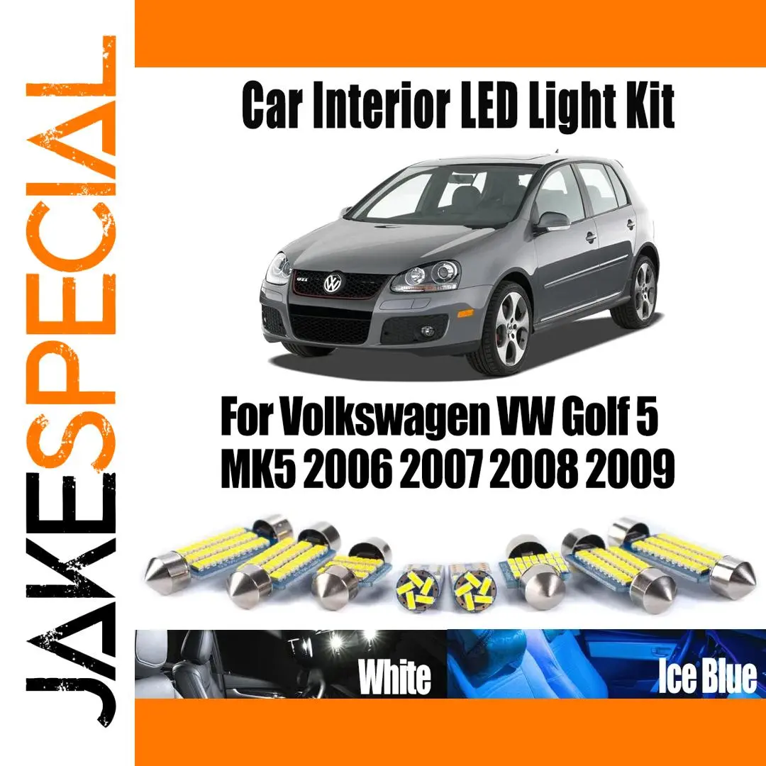 Volkswagen Golf 5 MK5 LED Interior Kit 1 Volkswagen Golf 5 MK5 LED Interior Kit
