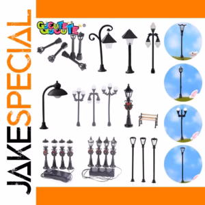 Miniature Street Lamp Post for Dollhouses
