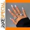 Vintage Punk Liquid Metal Open Rings Set