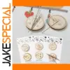 Handcrafted Wooden Needle Minders Set