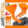 Bright Orange Automotive Refueling Funnel Set