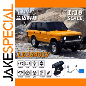 Yellow 1/18 Scale Off-Road RC SUV