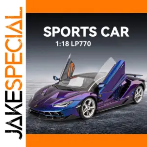 Vibrant 1/18 Purple Lamborghini LP770 Model Car