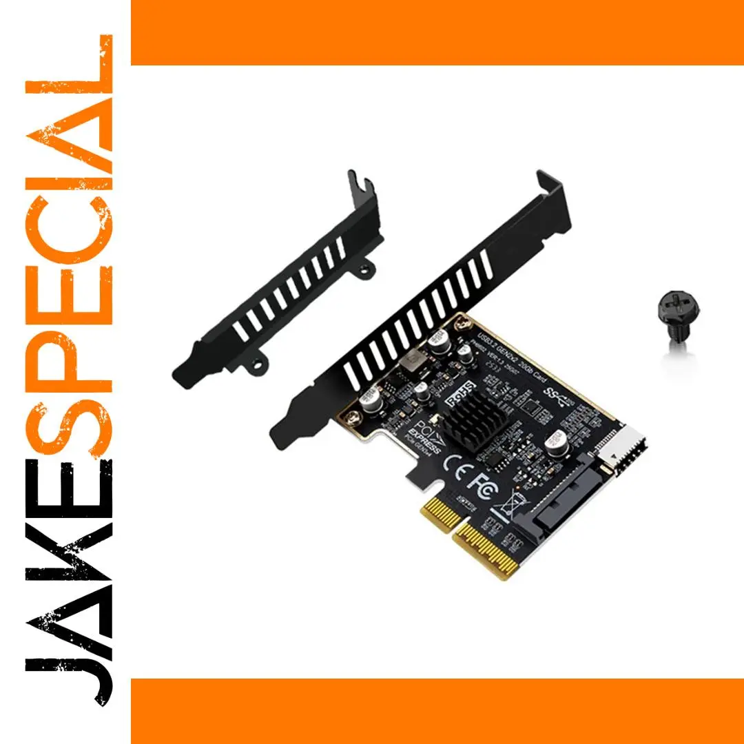PCIe to USB 3.2 Type-E Expansion Card 20Gbps 1 PCIe to USB 3.2 Type-E Expansion Card 20Gbps
