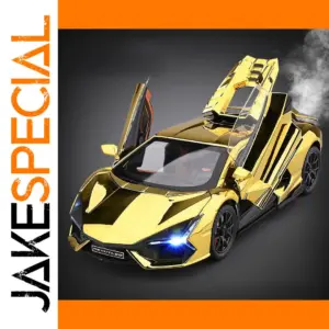 Golden Lamborghini Revuelto Countach LP500S Model