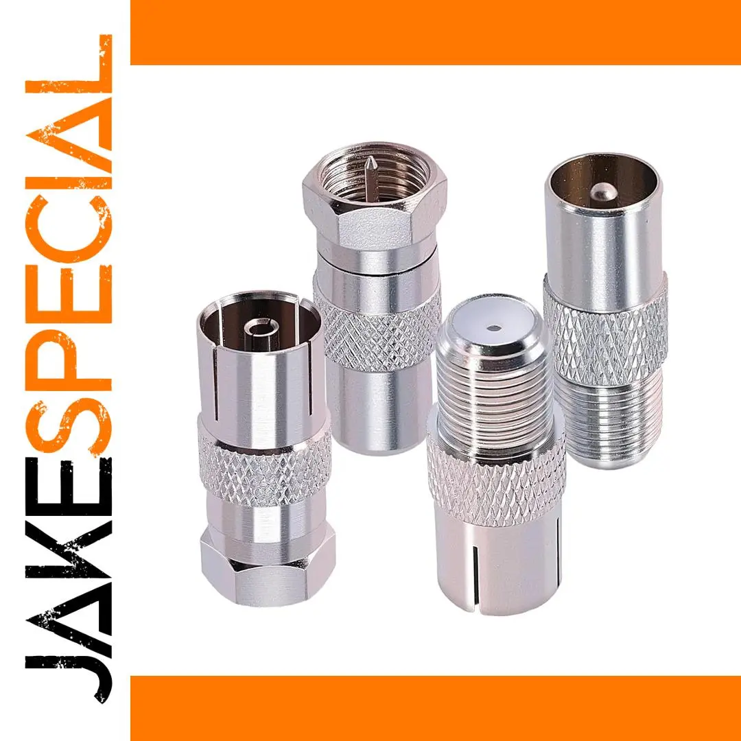 F to IEC Coaxial RF Adapter Set for Broadcasts 1 F to IEC Coaxial RF Adapter Set for Broadcasts