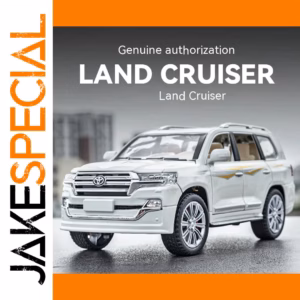 White 1:24 Land Cruiser Diecast Model for Collectors