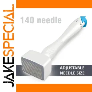 White 140-Pin Derma Stamp for Skin and Hair Care