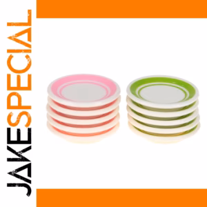 Vibrant Dollhouse Miniature Plates Set