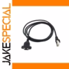 Black RJ45 Ethernet Extension Cable - 0.3m to 1.5m