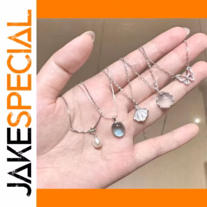 Set of Five Vintage Zircon Necklaces