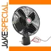 Heavy-Duty Black Metal RV Cooling Fan 6/8-inch