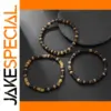 Natural Coconut Shell Beaded Bracelets Set for Women