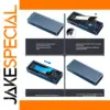 Blue USB 4.0 M.2 NVMe SSD Enclosure