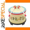 Colorful Wooden Kids' Floor Drum with Mallets