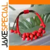 Vibrant Handmade Ceramic Bead Bracelet for Women