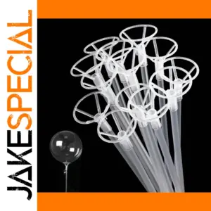 Clear Balloon Sticks with Cups for Events