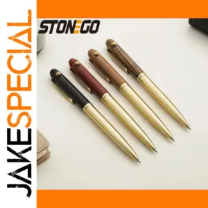 Handcrafted Wooden Retractable Pen with 0.5mm Tip