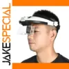 Rechargeable Head-Mounted Magnifying Glass for Precise Work