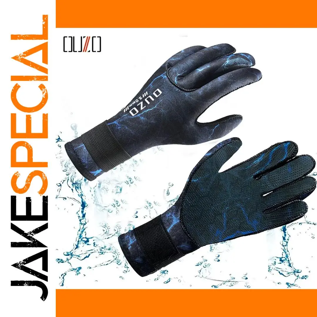 3mm Neoprene Diving Gloves with Anti-Slip Camouflage 1 3mm Neoprene Diving Gloves with Anti-Slip Camouflage