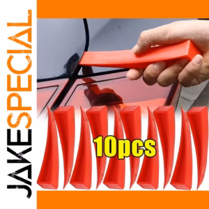 Red Plastic Door Wedge Repair Tool Set (10 Pieces)