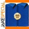 Bright Blue Microfiber Car Cleaning Towel Set
