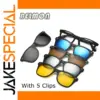 RS120 Magnetic Clip-On Sunglasses Set