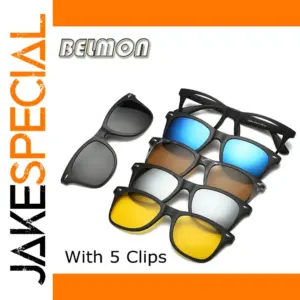 RS120 Magnetic Clip-On Sunglasses Set