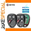 Chevrolet GMC Remote Key 1998-2002 3+1 Buttons