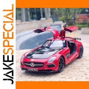 Red Miniature Sports Car Model for Collectors