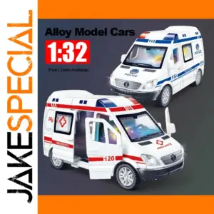 1:32 Scale Emergency Vehicle Set for Enthusiasts