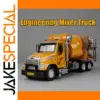 Yellow Alloy Cement Mixer Truck with Lights