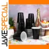 Black Disposable Cups for Events