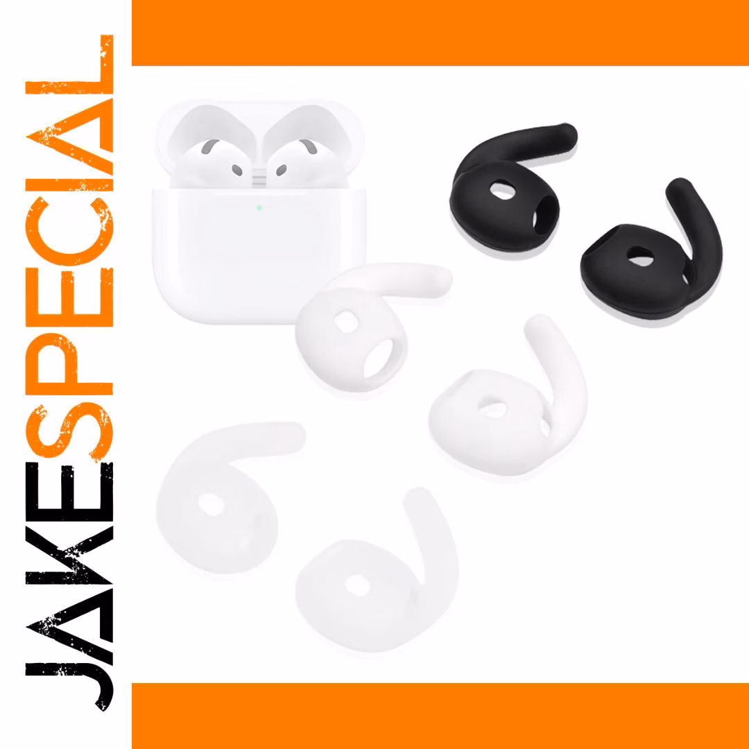 AirPods4 Silicone Ear Tips - Black, White, Transparent 1 AirPods4 Silicone Ear Tips - Black, White, Transparent