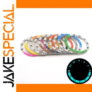 Vivid 38mm Stainless Steel Luminous Bezel Insert