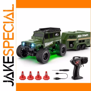 Mini Off-Road RC Truck with Trailer