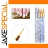 Acrylic Nail Art Pen Set with Metallic Finish