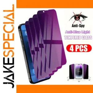 Purple Privacy Screen Protector Set for iPhone Models