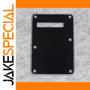 Black PVC Guitar Backplate for Stratocasters
