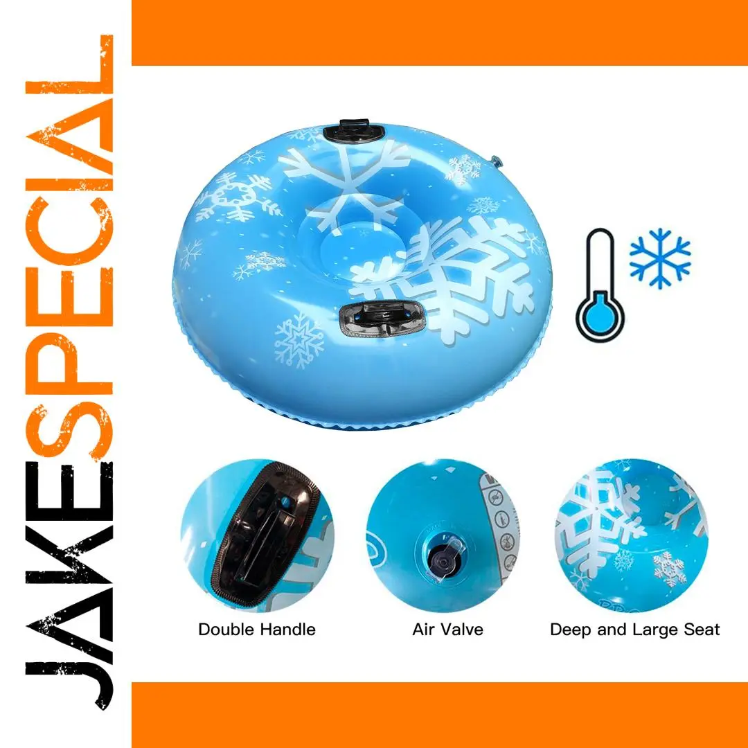 Vibrant Inflatable Snow Tube for Winter Fun 1 Vibrant Inflatable Snow Tube for Winter Fun