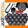 20-Pack Car Wheel Nut Caps in 17mm, 19mm, 21mm
