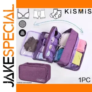 Lavender Travel Storage Bag by KISMIS