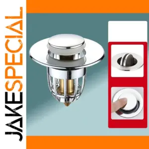 Stainless Steel Chrome Bathroom Sink Drain