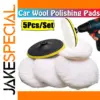 Car Wool Polishing Pads Set | 75mm-180mm