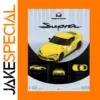 Yellow Alloy Diecast MF Supra A90 1:64 Scale