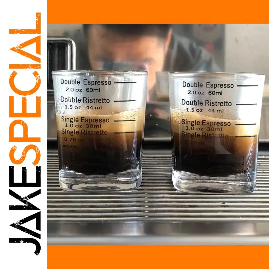 Transparent Square Glass Measuring Cup 60ml 1 Transparent Square Glass Measuring Cup 60ml