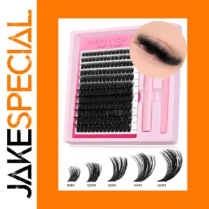 GROINNEYA DIY Lash Extension Kit with 10-16 mm Clusters
