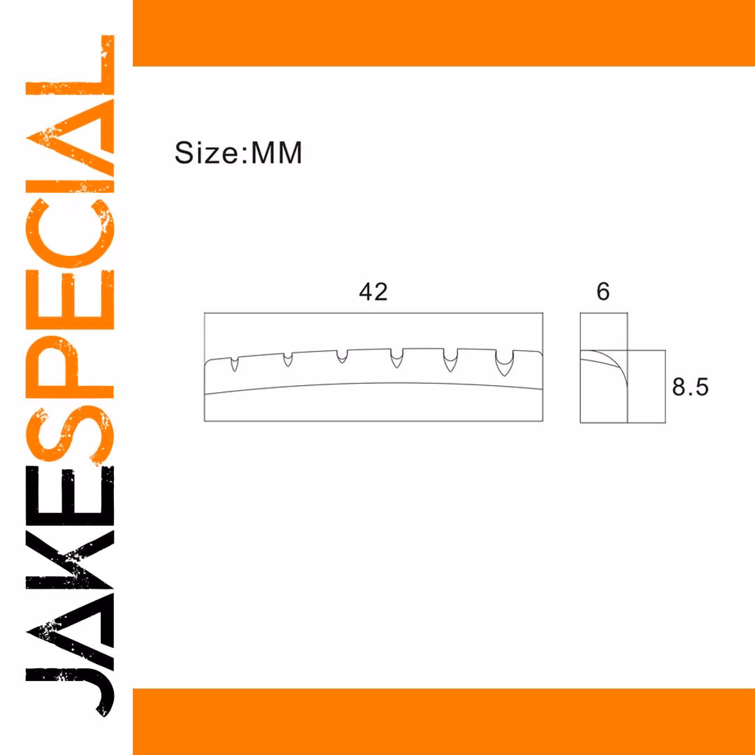 True Bone Guitar Nut Set for LP Electric 1 True Bone Guitar Nut Set for LP Electric